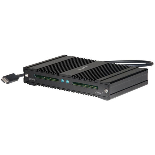 Sonnet SF3 CFast 2.0 Pro Card Reader – Dual-Slot Thunderbolt 3 Sonnet SF3 CFast 2.0 Pro Card Reader – Dual-Slot Thunderbolt 3